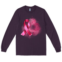 Plum breast cancer custom name Long Sleeve Tee - Artiststas