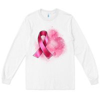 White breast cancer custom name Long Sleeve Tee - Artiststas