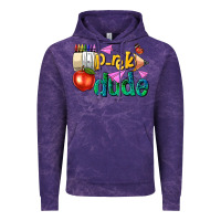 Cloud Purple pre k school pencil dude Vintage Hoodie - NancyCooperArtShop