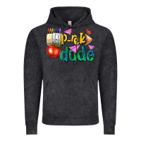 Vintage Black pre k school pencil dude Vintage Hoodie - NancyCooperArtShop