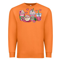 Carrot valentines day coffee cups Premium Sweatshirt - OliviaCreatesArt