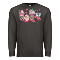 Smoke valentines day coffee cups Premium Sweatshirt - OliviaCreatesArt