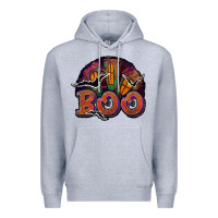 Heather Grey boo Premium Hoodie - JahusDesignShop