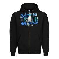 Black baby its cold outside Zipper Hoodie - CowGirlArtShop