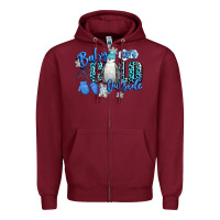 Burgundy baby its cold outside Zipper Hoodie - CowGirlArtShop
