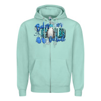 Seafoam baby its cold outside Zipper Hoodie - CowGirlArtShop