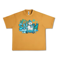 Peanut Butter up to snow good winter snowman Urban Heavy Tee - MaliasSmallBusiness