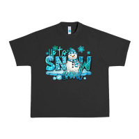 Pigment Black up to snow good winter snowman Urban Heavy Tee - MaliasSmallBusiness