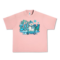 Salmon up to snow good winter snowman Urban Heavy Tee - MaliasSmallBusiness