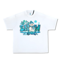 White up to snow good winter snowman Urban Heavy Tee - MaliasSmallBusiness