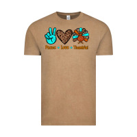Vintage Coffee peace love thankful Vintage Tee - JahusDesignShop