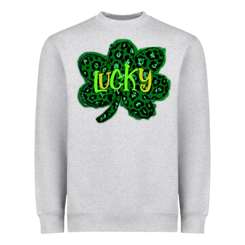 Lucky Shamrock St Patricks Day Heavyweight Sweatshirt by Bettercallsaul | Teevron