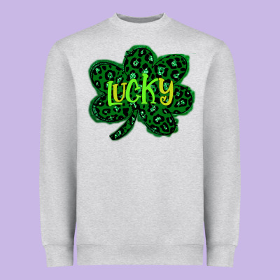 Lucky Shamrock St Patricks Day Heavyweight Sweatshirt Designed By Bettercallsaul