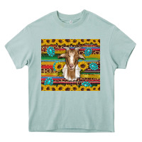 Arona goat sunflowers gemstones serape leopard glitter Heavy Core Tee - Artiststas