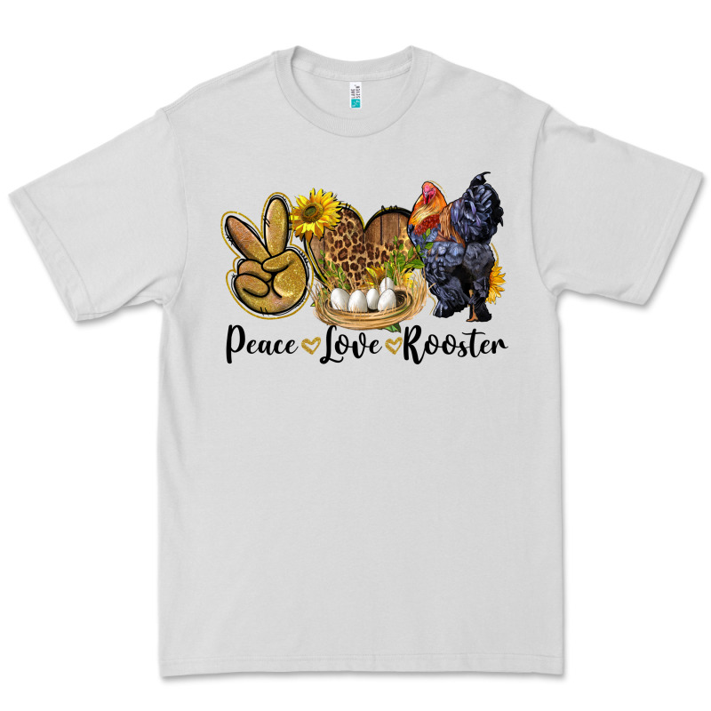 Peace Love Rooster Premium Tee by LillyAllenDesigns | Teevron