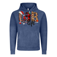 Vintage Denim lab life christmas Vintage Hoodie - MaliasSmallBusiness