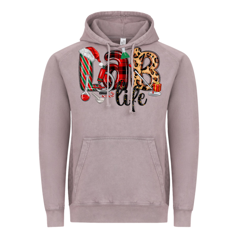 Lab Life Christmas Vintage Hoodie by MaliasSmallBusiness | Teevron