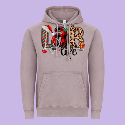 Lab Life Christmas Vintage Hoodie Designed By Maliassmallbusiness