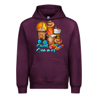 Mauve Wine Sweet Summer Urban Hoodie - CowhideDigitalArt