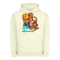 Pigment Pistachio Sweet Summer Urban Hoodie - CowhideDigitalArt