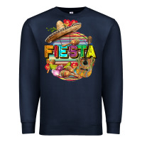 Navy Fiesta Premium Sweatshirt - FaDigitalArtStudio