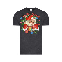 Vintage Black mexican santa Vintage Tee - MaliasSmallBusiness