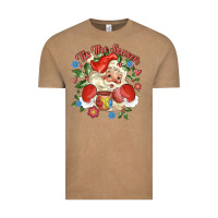 Vintage Coffee mexican santa Vintage Tee - MaliasSmallBusiness