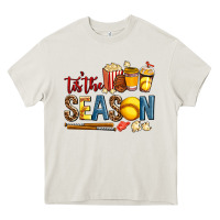Cream tis the season softball Heavy Core Tee - AdoDesignShop