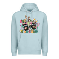 Blue Mist Egg crusher monster truck Premium Hoodie - CowGirlArtShop