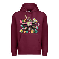 Burgundy Egg crusher monster truck Premium Hoodie - CowGirlArtShop