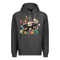 Charcoal Heather Egg crusher monster truck Premium Hoodie - CowGirlArtShop
