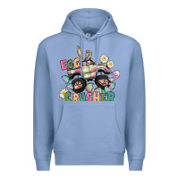 Colony Blue Egg crusher monster truck Premium Hoodie - CowGirlArtShop