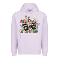 Lilac Egg crusher monster truck Premium Hoodie - CowGirlArtShop