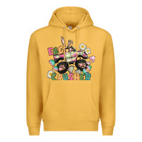 Mustard Egg crusher monster truck Premium Hoodie - CowGirlArtShop