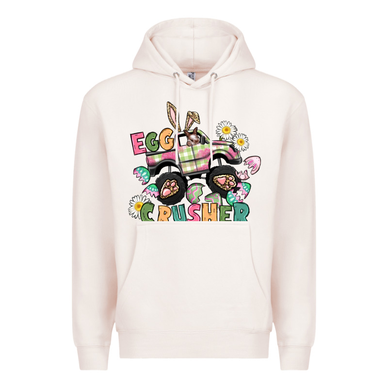Egg Crusher Monster Truck Premium Hoodie by CowGirlArtShop | Teevron
