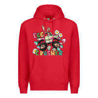 Red Egg crusher monster truck Premium Hoodie - CowGirlArtShop