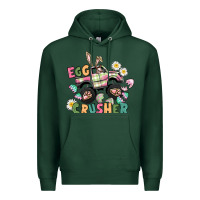 Sports Green Egg crusher monster truck Premium Hoodie - CowGirlArtShop