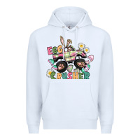 White Egg crusher monster truck Premium Hoodie - CowGirlArtShop
