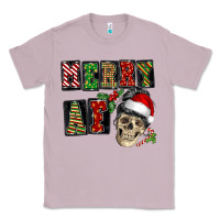 Lilac Merry af skeleton messy bun Classic Tee - NancyCooperArtShop