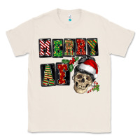 Natural Merry af skeleton messy bun Classic Tee - NancyCooperArtShop