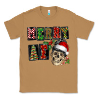 Toasted Coconut Merry af skeleton messy bun Classic Tee - NancyCooperArtShop