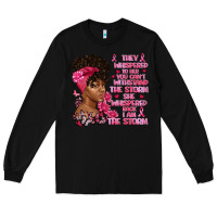 Black They whispered to her you can't withstand the Long Sleeve Tee - Artiststas