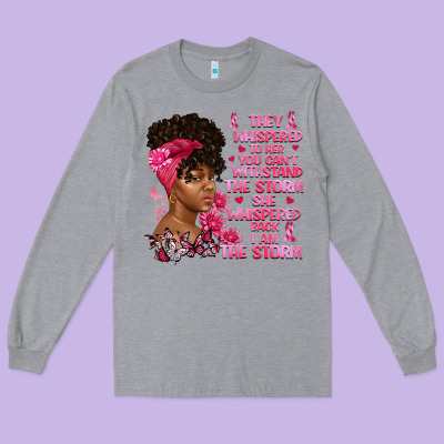 They Whispered To Her You Can't Withstand The Long Sleeve Tee Designed By Artiststas