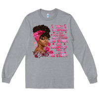 Heather Grey They whispered to her you can't withstand the Long Sleeve Tee - Artiststas