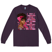 Plum They whispered to her you can't withstand the Long Sleeve Tee - Artiststas