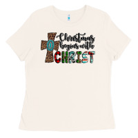 Bone christmas begins with christ Ladies Tee - AdoDesignShop