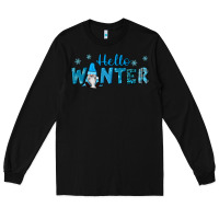 Black hello winter gnomes Long Sleeve Tee - RanaPortraitStore