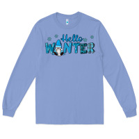 Colony Blue hello winter gnomes Long Sleeve Tee - RanaPortraitStore