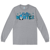 Heather Grey hello winter gnomes Long Sleeve Tee - RanaPortraitStore