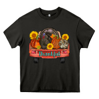 Asphalt thankful turkey truck Heavy Core Tee - AdoDesignShop